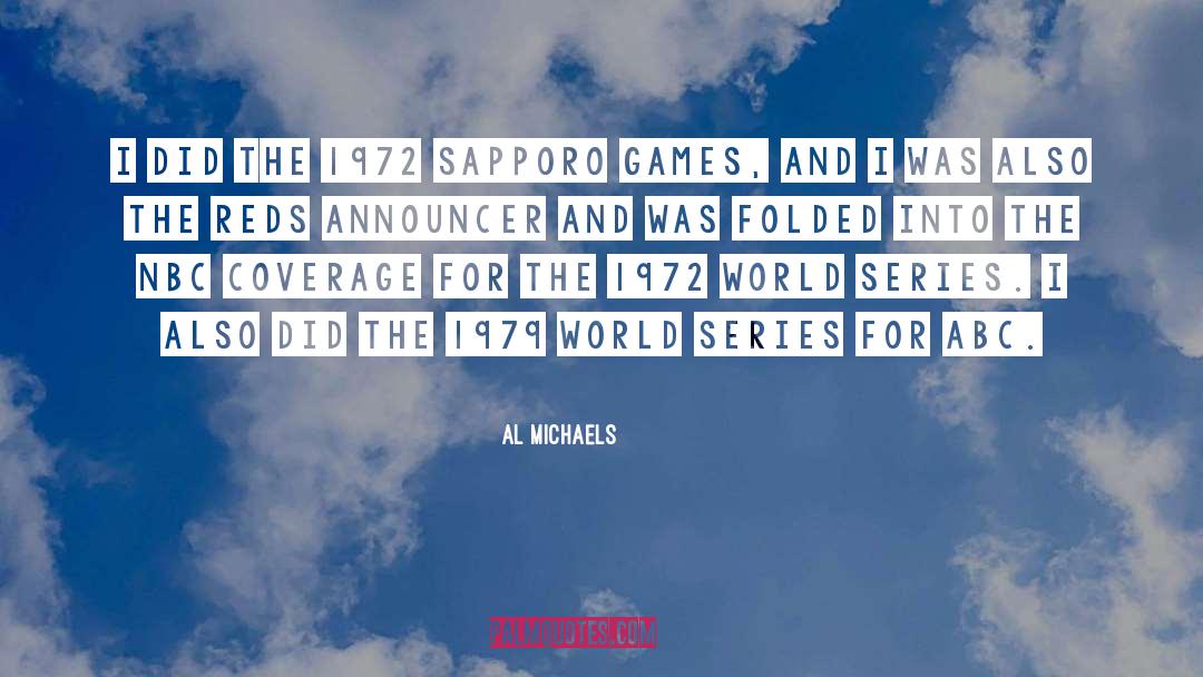 1954 World Series quotes by Al Michaels