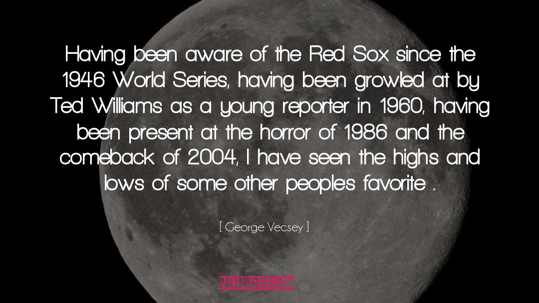 1960 S quotes by George Vecsey