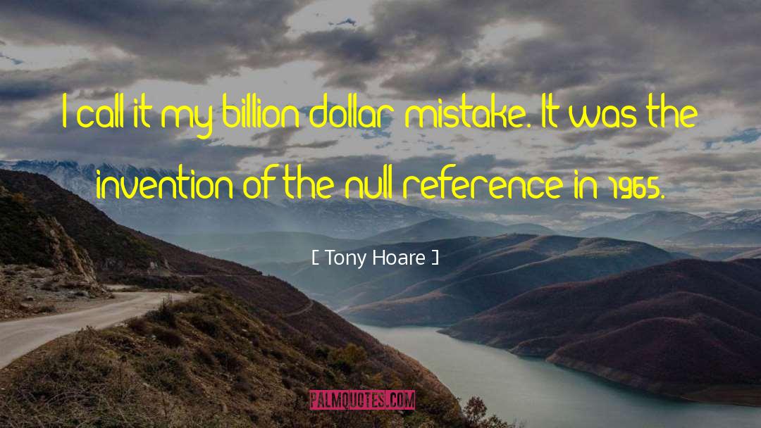 1965 quotes by Tony Hoare