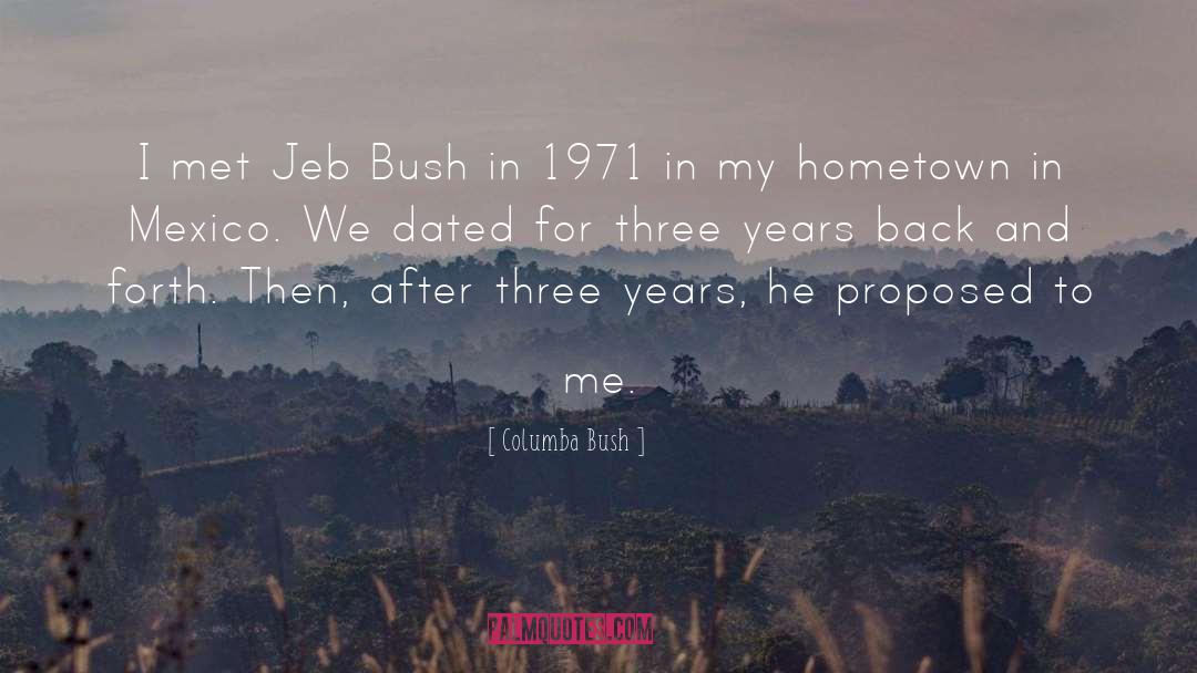 1971 quotes by Columba Bush
