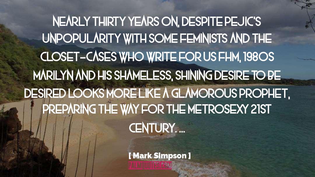 1980s quotes by Mark Simpson