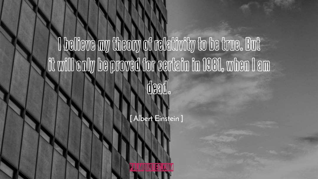 1981 quotes by Albert Einstein
