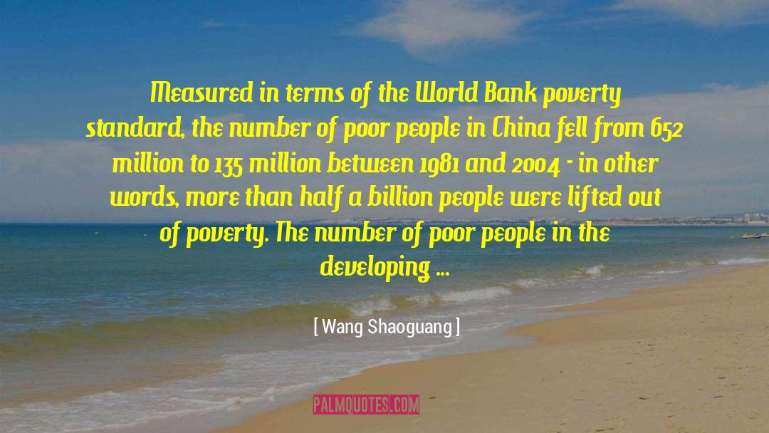 1981 quotes by Wang Shaoguang