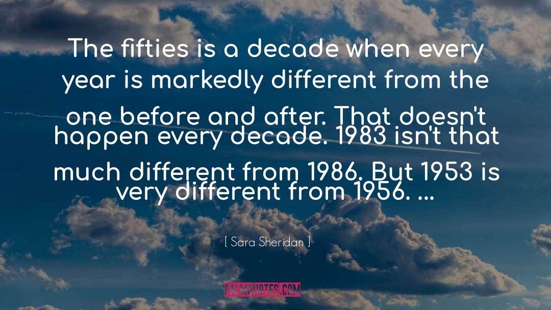 1983 quotes by Sara Sheridan
