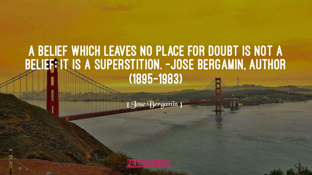 1983 quotes by Jose Bergamin