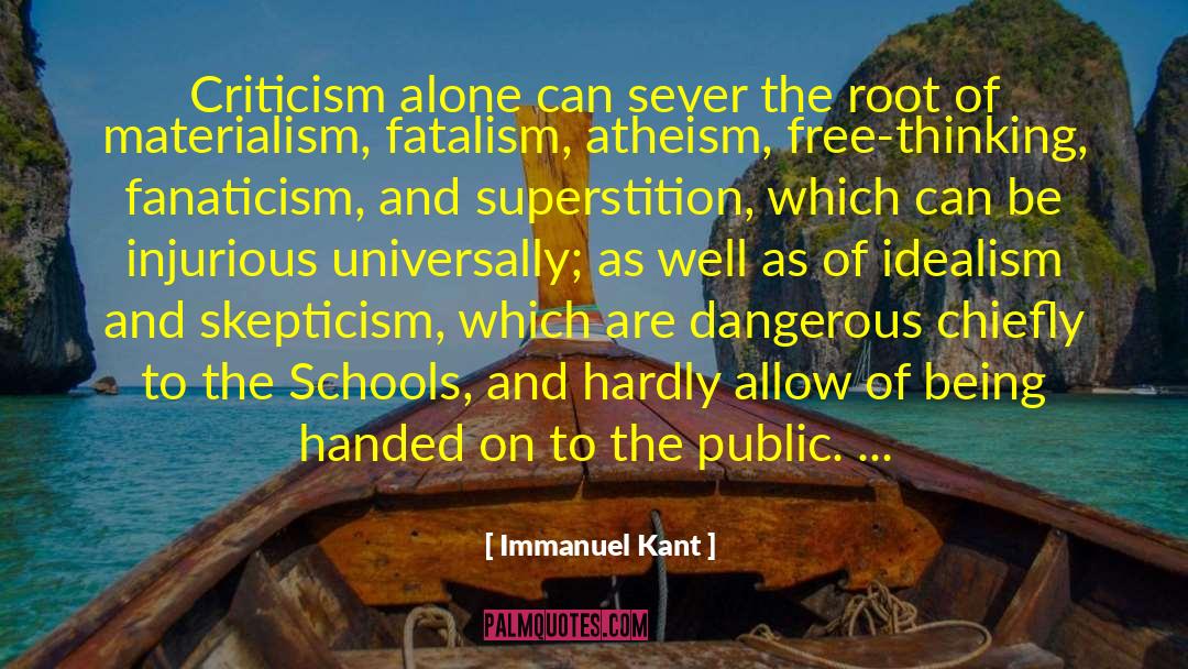 1984 Fatalism quotes by Immanuel Kant