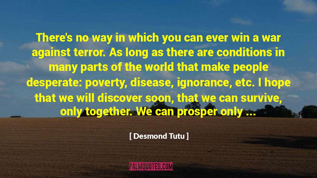 1984 War quotes by Desmond Tutu