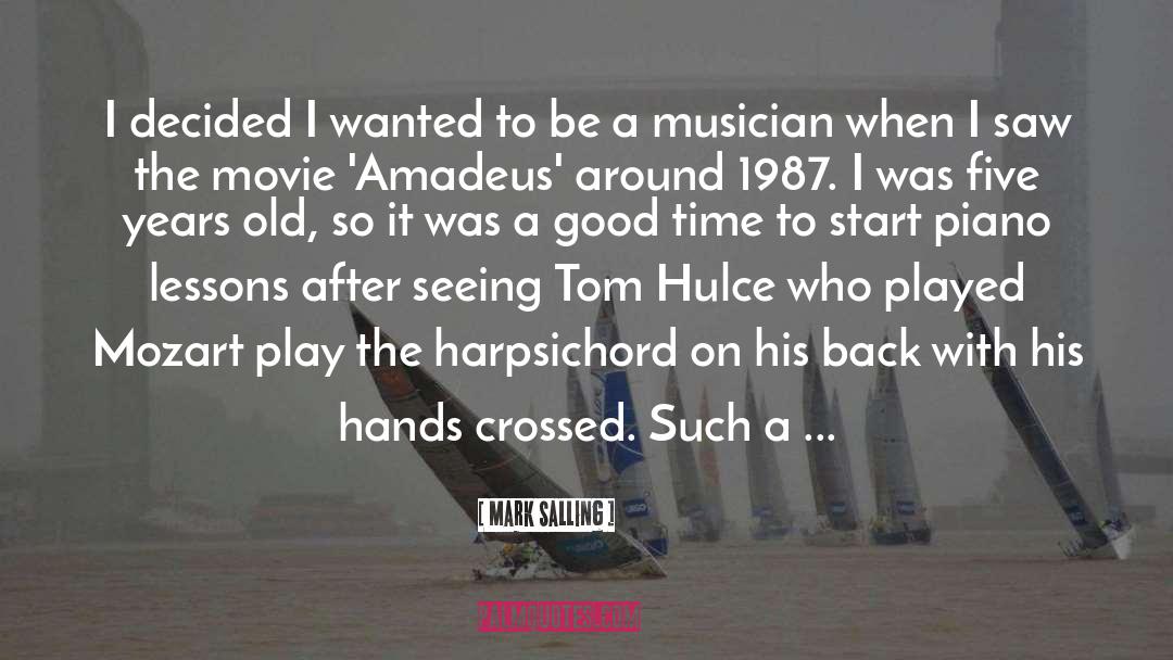 1987 quotes by Mark Salling