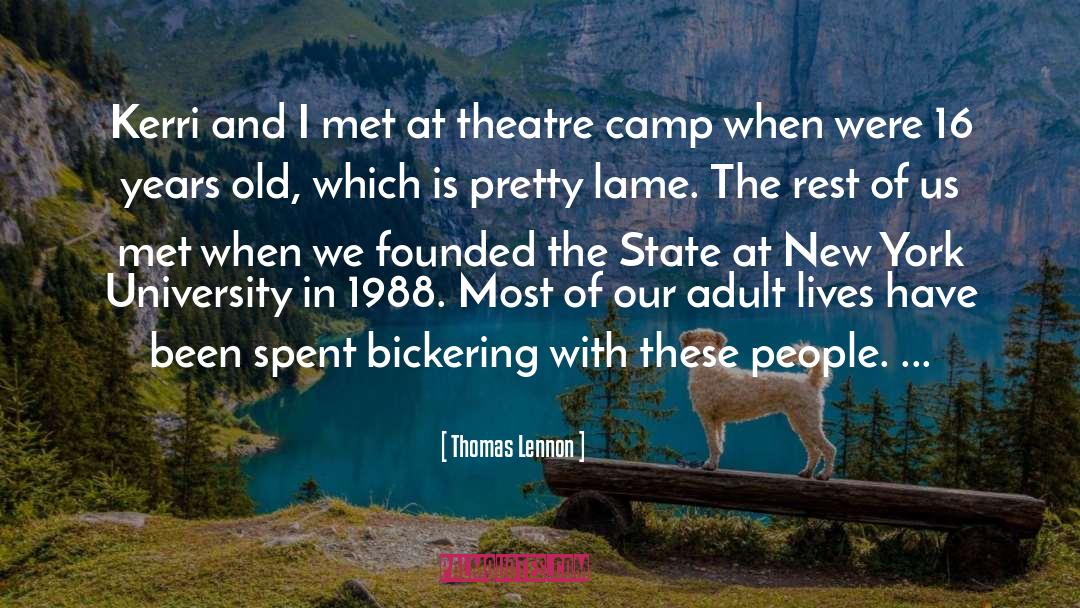 1988 quotes by Thomas Lennon