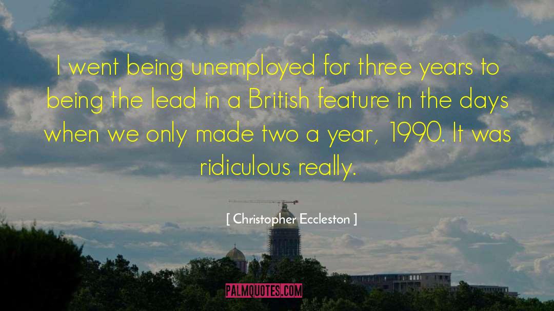 1990 quotes by Christopher Eccleston