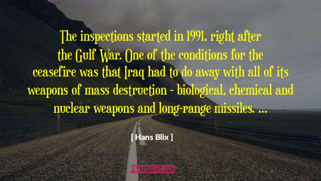 1991 quotes by Hans Blix