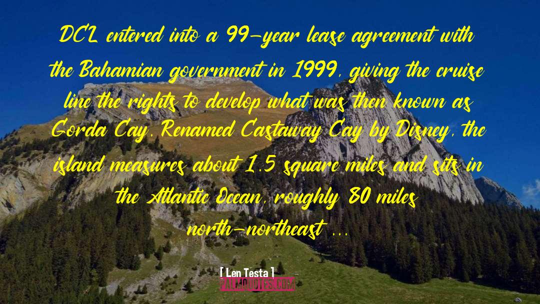 1999 quotes by Len Testa