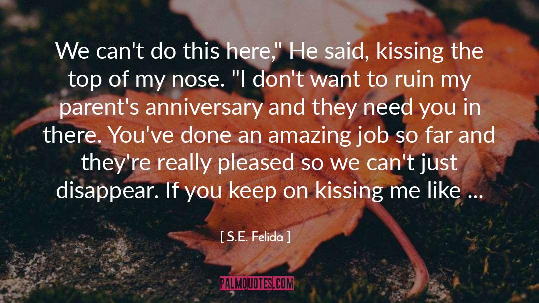 1st Anniversary Of Job quotes by S.E. Felida