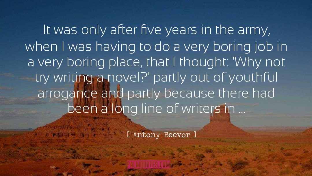 1st Anniversary Of Job quotes by Antony Beevor