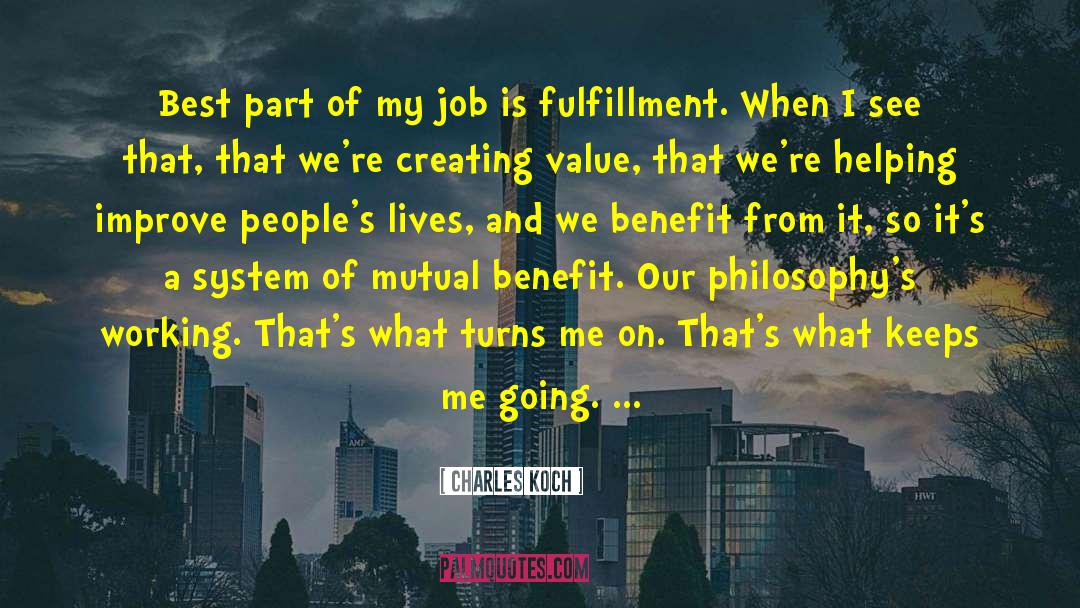 1st Anniversary Of Job quotes by Charles Koch