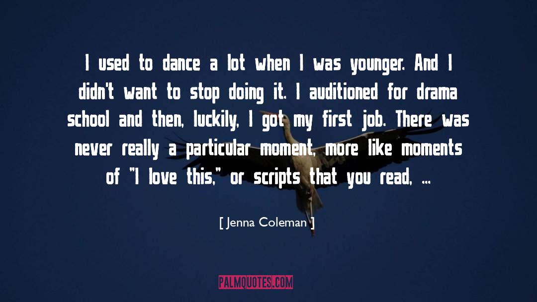 1st Anniversary Of Job quotes by Jenna Coleman