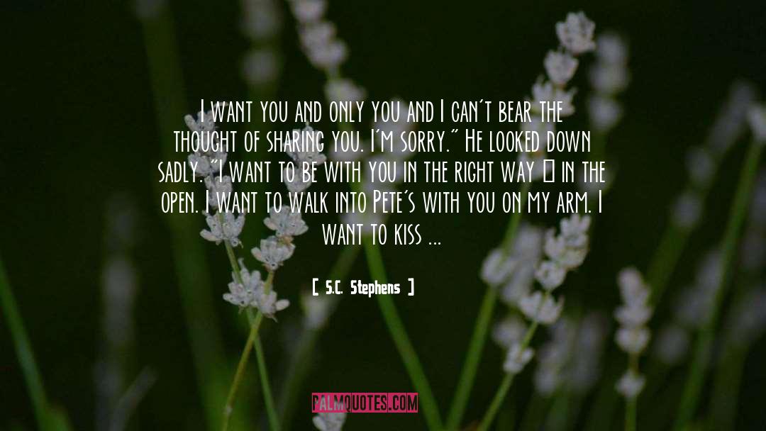 1st Kiss quotes by S.C. Stephens