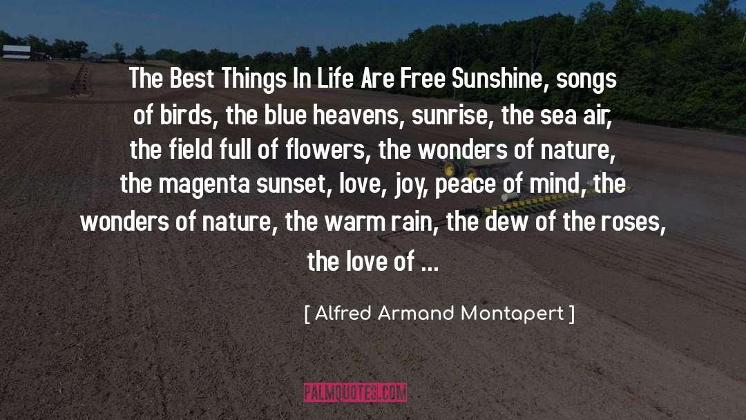 1st Rain quotes by Alfred Armand Montapert
