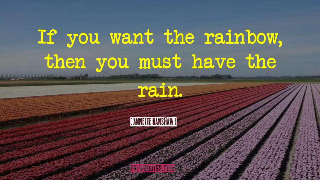 1st Rain quotes by Annette Hanshaw