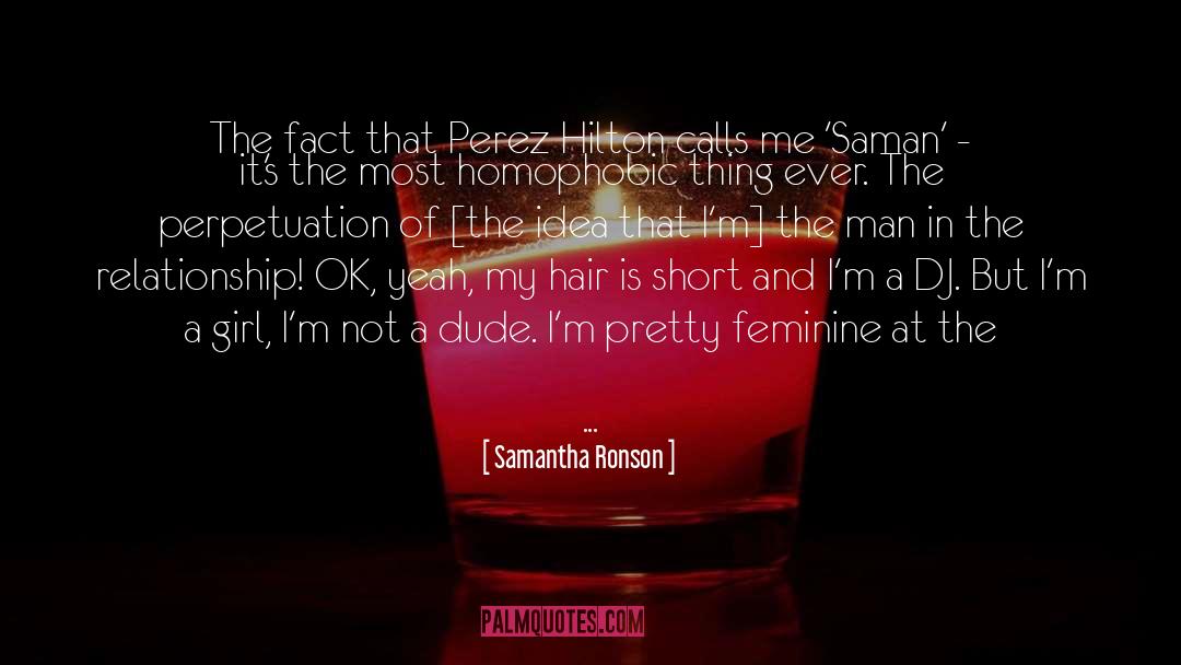 2 Timer Girl quotes by Samantha Ronson