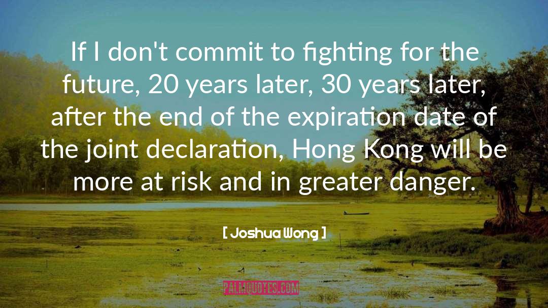 20 Years quotes by Joshua Wong