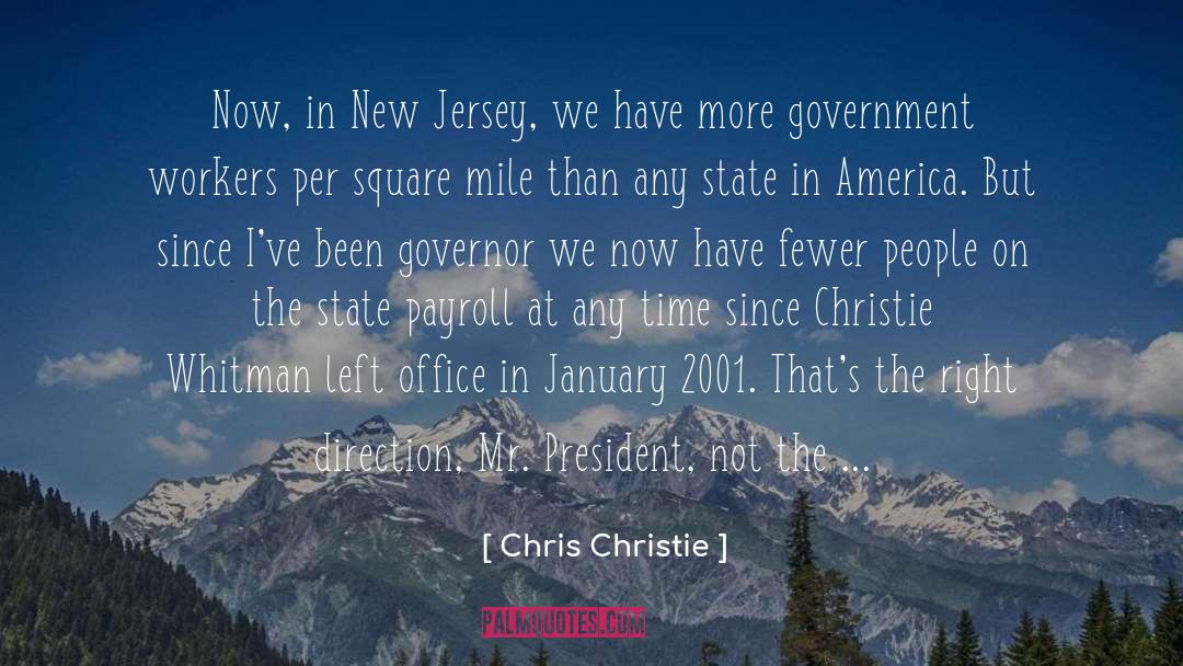 2001 quotes by Chris Christie