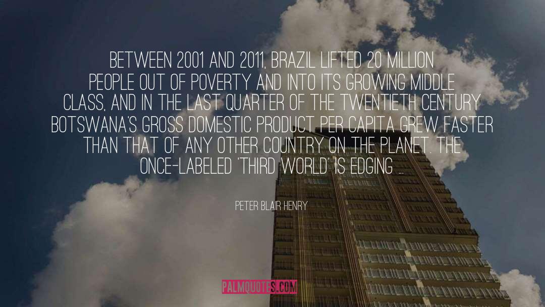 2001 quotes by Peter Blair Henry