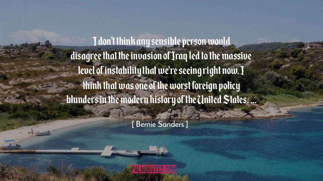 2003 Invasion Of Iraq quotes by Bernie Sanders
