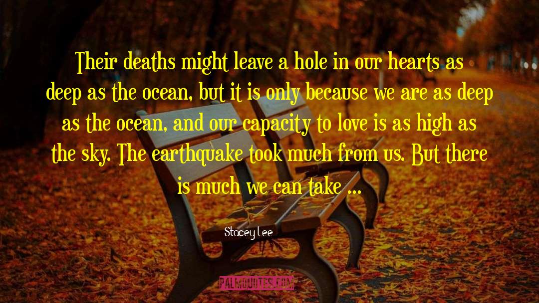 2004 Indian Ocean Earthquake quotes by Stacey Lee