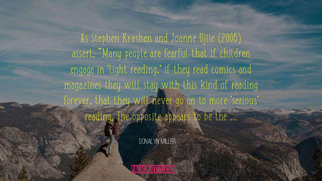2005 quotes by Donalyn Miller