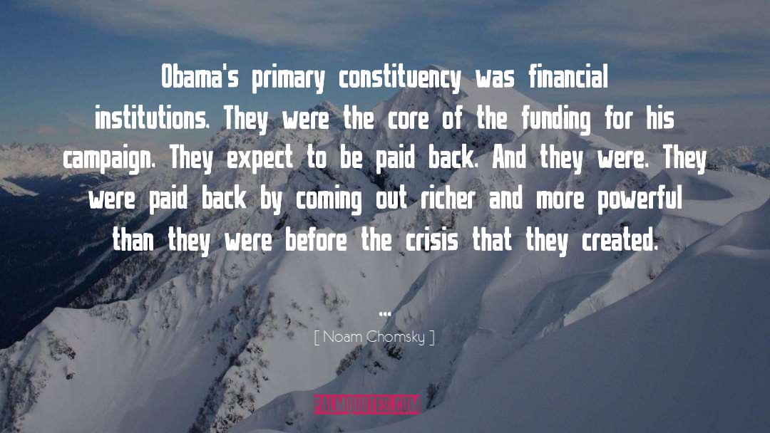 2008 Financial Crisis quotes by Noam Chomsky