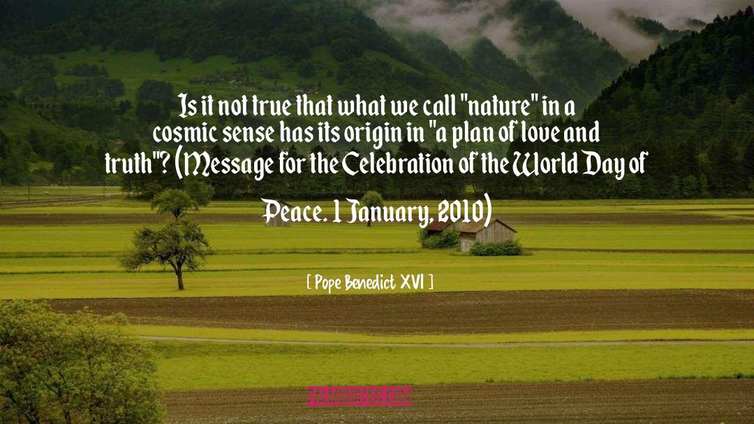 2010 quotes by Pope Benedict XVI