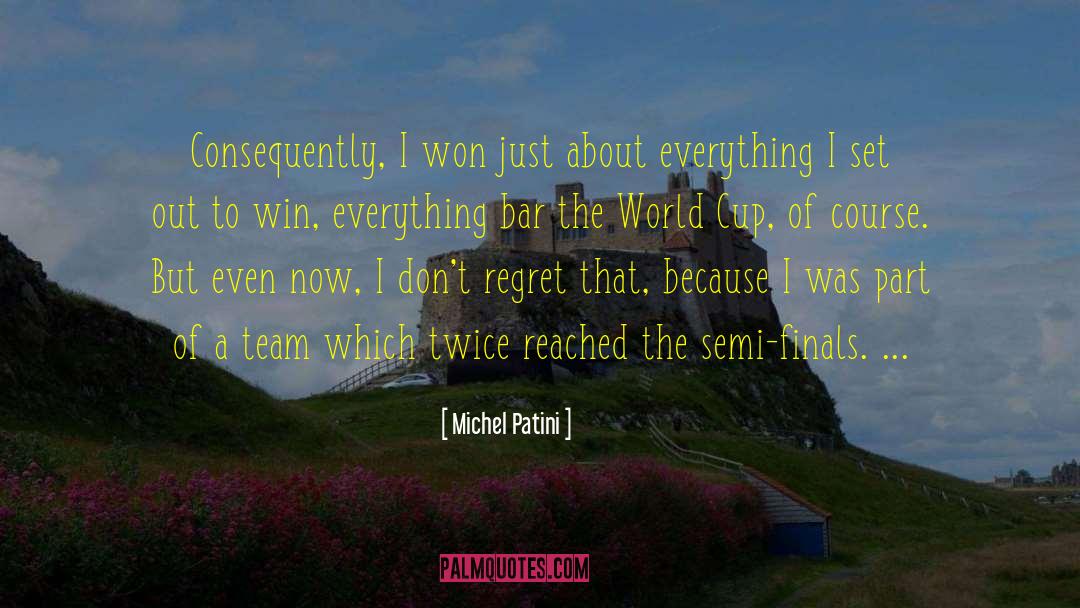 2011 Cricket World Cup quotes by Michel Patini