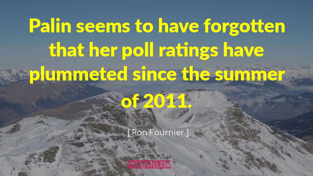 2011 Norway Attacks quotes by Ron Fournier