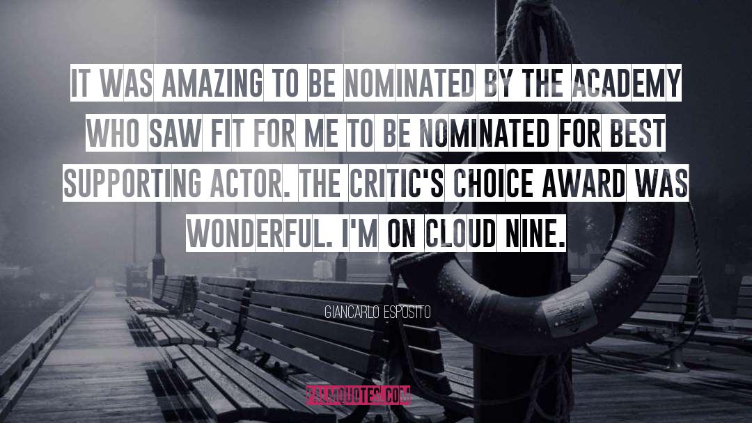 2012 Academy Awards quotes by Giancarlo Esposito
