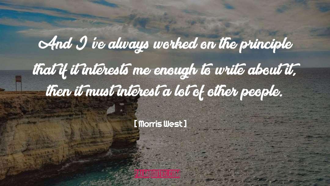 2014 People quotes by Morris West