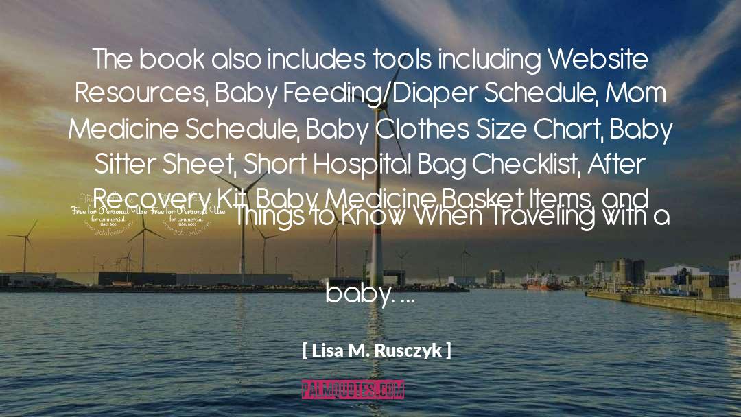 21 Days Baby Ceremony quotes by Lisa M. Rusczyk