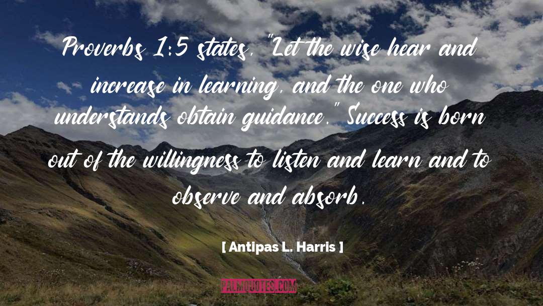 22 1 5 quotes by Antipas L. Harris