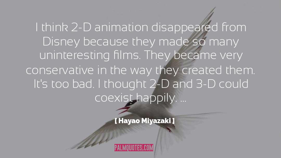 3 D quotes by Hayao Miyazaki