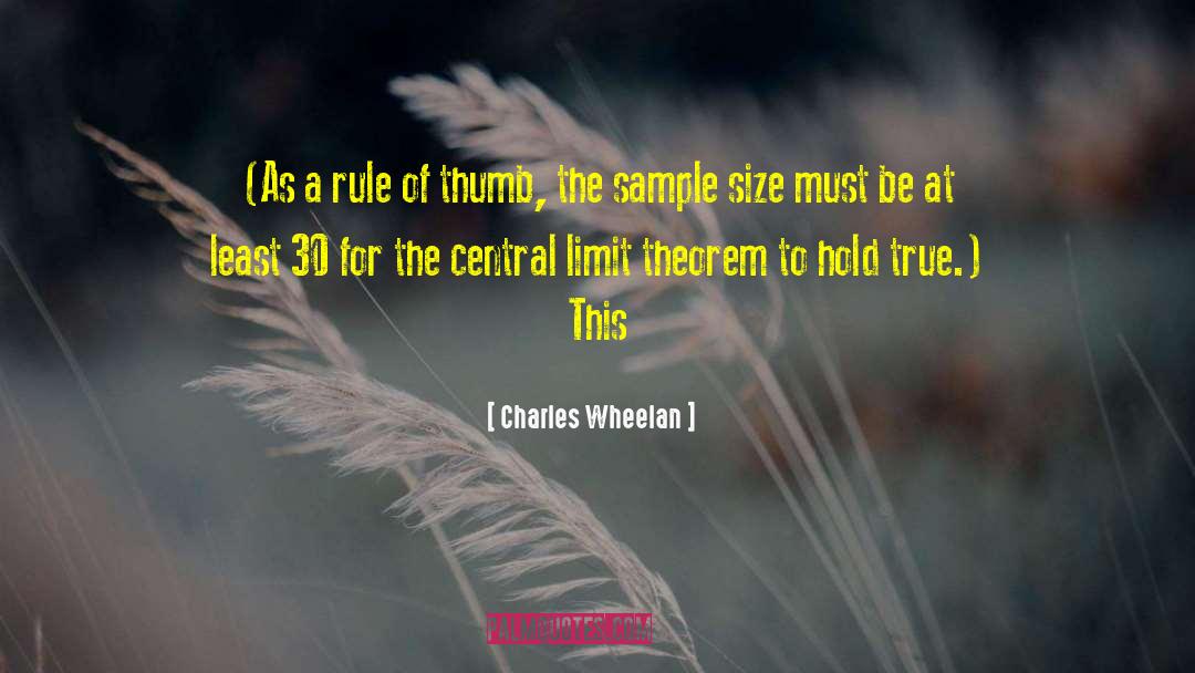 30 Kitchen quotes by Charles Wheelan