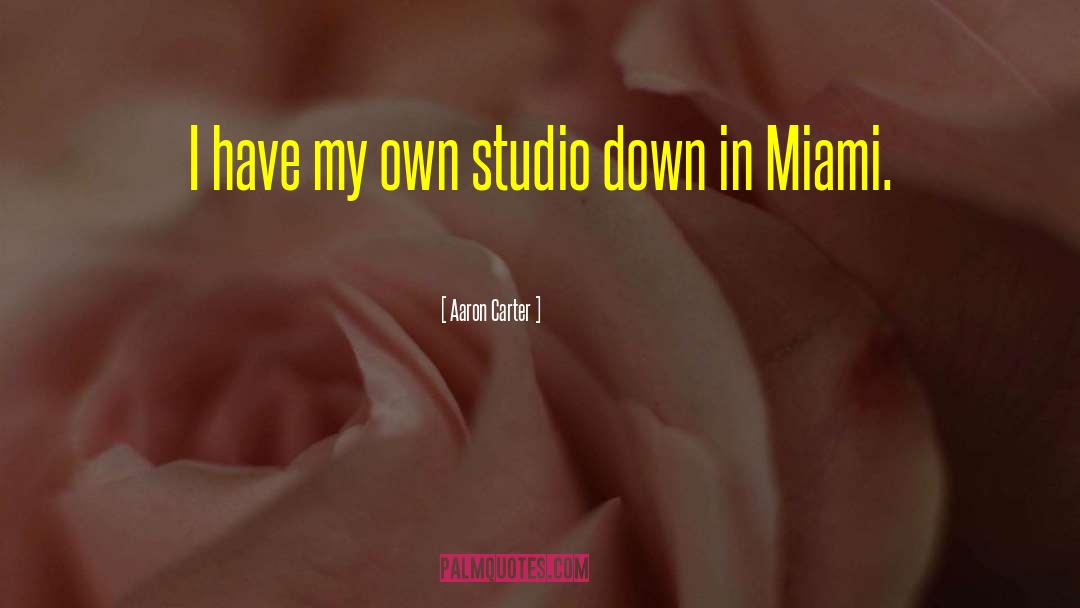 305 Miami quotes by Aaron Carter