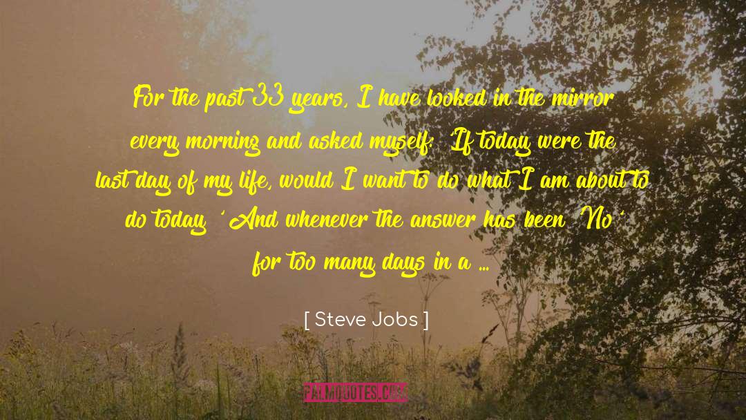 33 Days To Morning Glory quotes by Steve Jobs