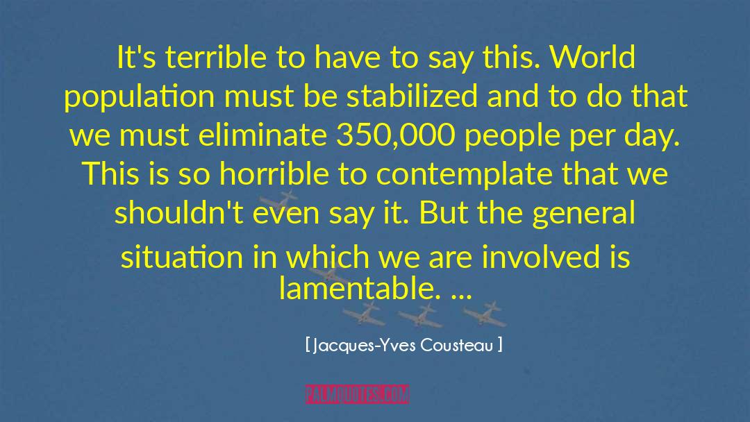 350 Org quotes by Jacques-Yves Cousteau