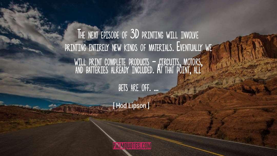 3d quotes by Hod Lipson