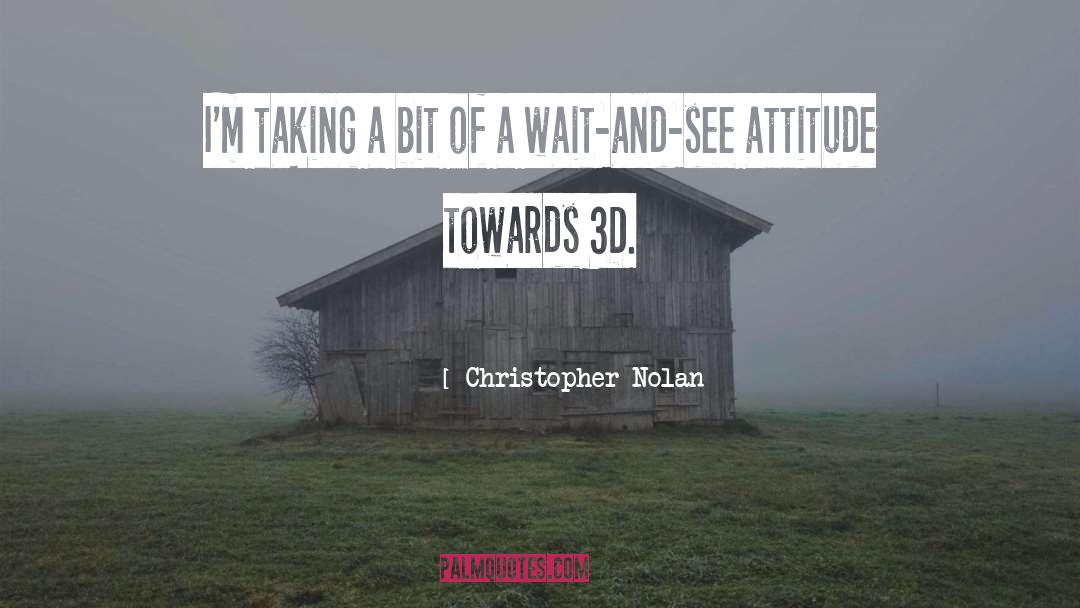 3d quotes by Christopher Nolan
