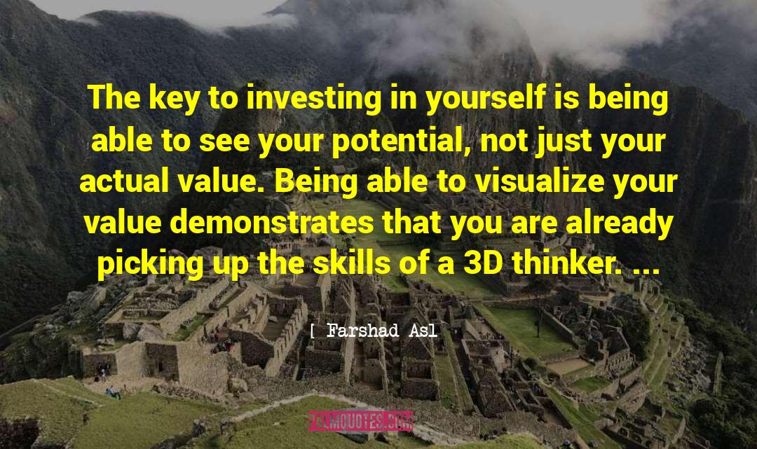 3d Thinking quotes by Farshad Asl