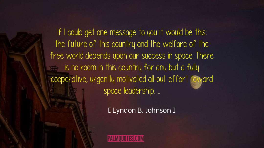 3rd Person Imperative quotes by Lyndon B. Johnson