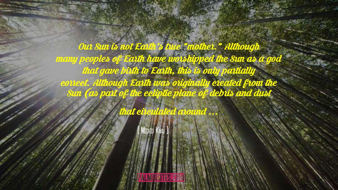 4 Elements Poem quotes by Michio Kaku