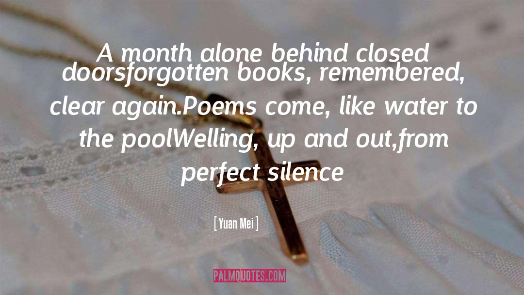 4 Elements Poems quotes by Yuan Mei