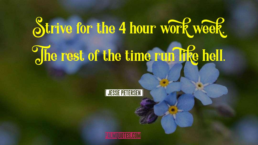 4 Hour Work Week Best quotes by Jesse Petersen